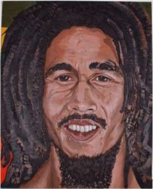 Bob Marley Painting